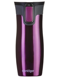 Kubek termiczny Contigo West Loop 470ml malinowy - powystawowy