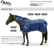 Derka masująca dla koni/masaż andalucyjny ADNUVET - HHP
