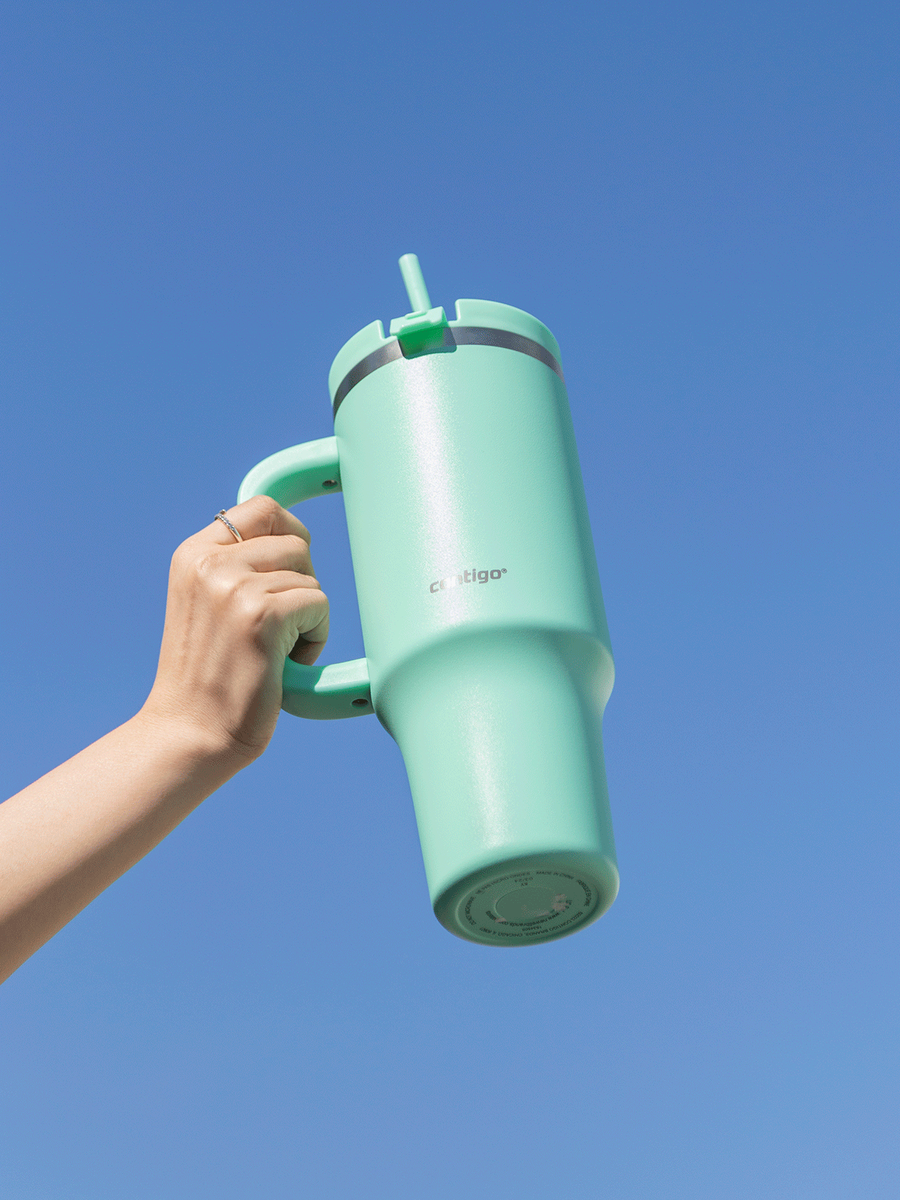 Kubek termiczny ze słomką Contigo Streeterville Tumbler 1200 ml - Reef - powystawowy