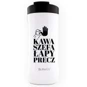 Kubek termiczny Dr.Bacty Notus 360 ml - Kubek szefa - biały