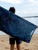 Ręcznik szybkoschnący dwustronny Dr.Bacty XL 70x140 – Map