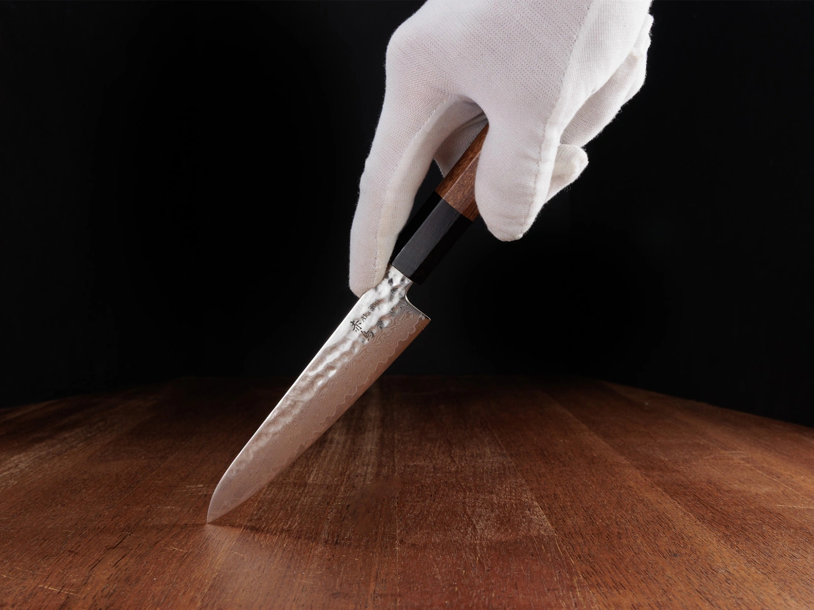 Stal 10Cr15Mov i drewno Bubinga