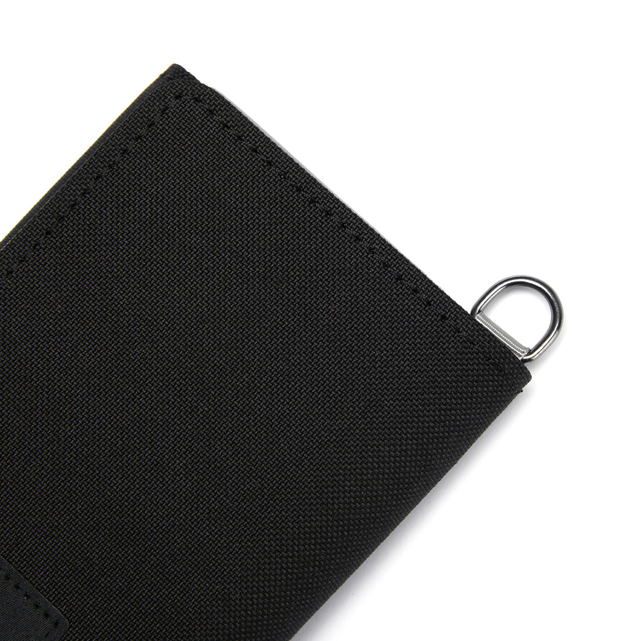 Portfel antykradzieżowy składany RFID Pacsafe  - czarny