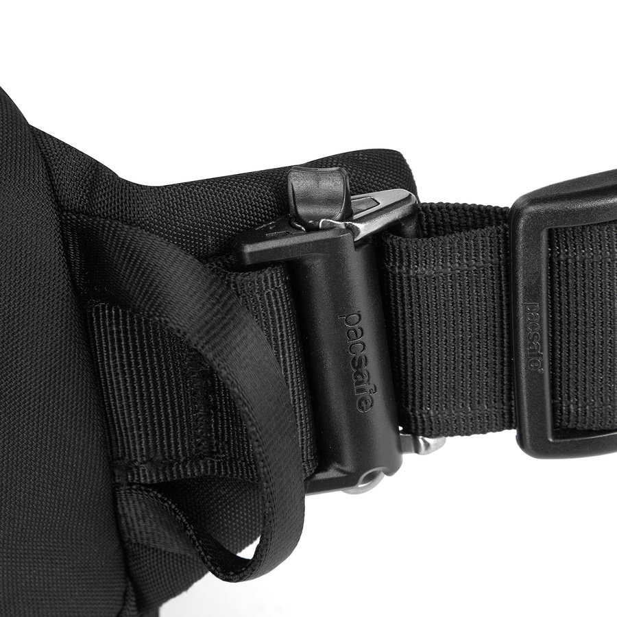 Saszetka nerka antykradzieżowa Pacsafe Vibe 100 - czarna