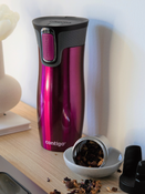 Kubek termiczny Contigo West Loop 2.0 470ml - Malinowy + Pudełko