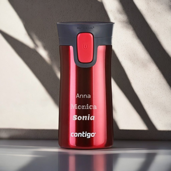 Kubek termiczny z grawerem Contigo Pinnacle 300ml - Czerwony
