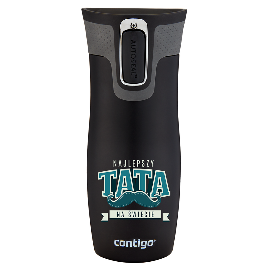 Kubek termiczny dla Taty- Contigo West Loop 470 ml - "Najlepszy Tata na Świecie"