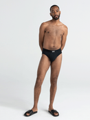 Slipy męskie oddychające z bawełną SAXX UNDERCOVER Brief Fly - czarne