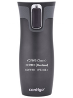 Kubek termiczny z grawerem Contigo West Loop 2.0 470 ml - Grafitowy