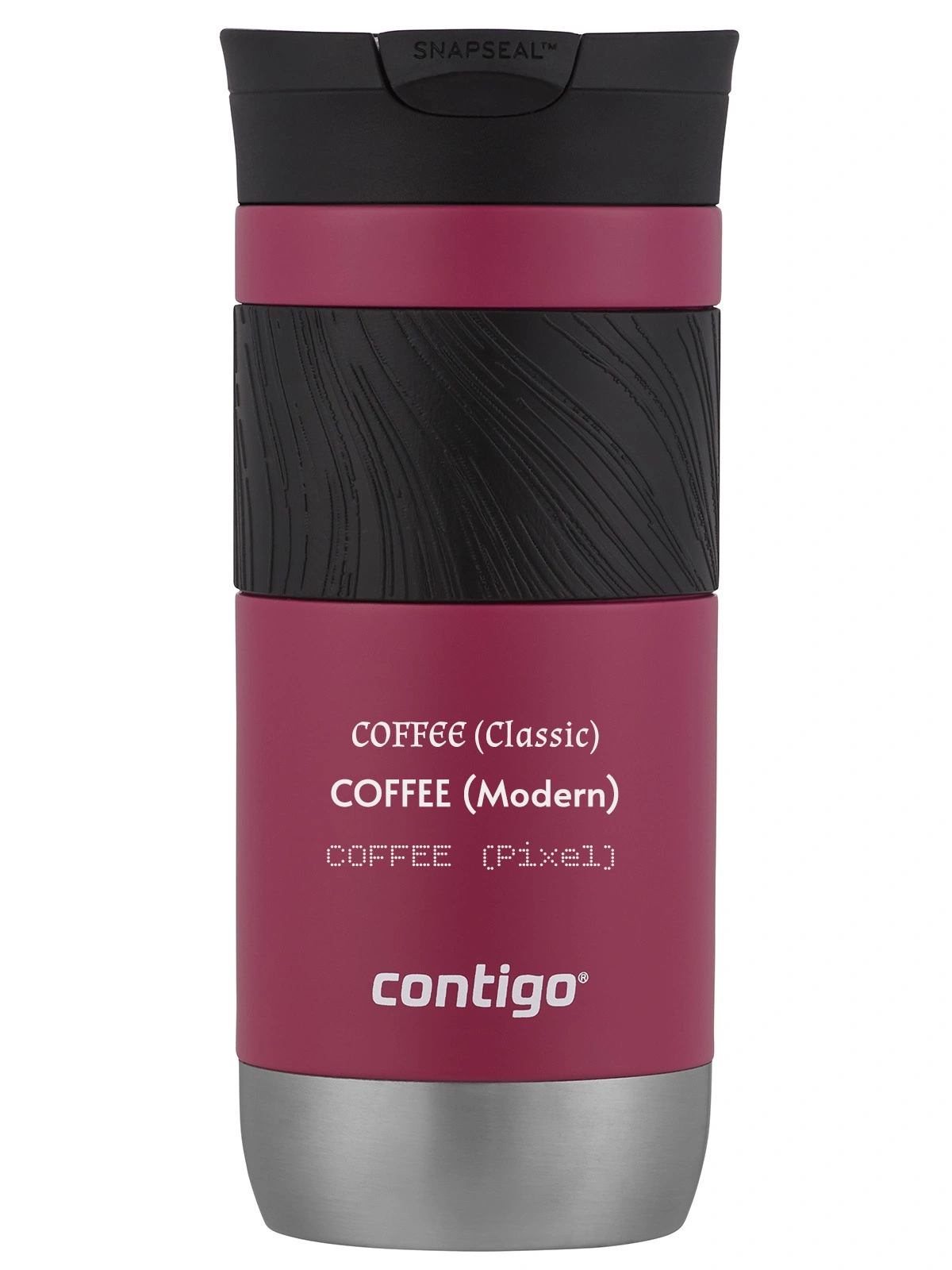 Kubek termiczny  z grawerem Contigo Byron 470ml - Czarny Mat