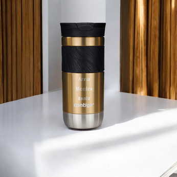 Kubek termiczny z grawerem Contigo Byron 2.0 470ml - Złoty