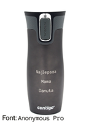 Kubek termiczny z grawerem Contigo West Loop 2.0 470 ml - Malinowy