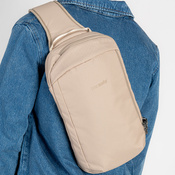 Plecak na jedno ramię antykradzieżowy Pacsafe Vibe 325 - Beżowy