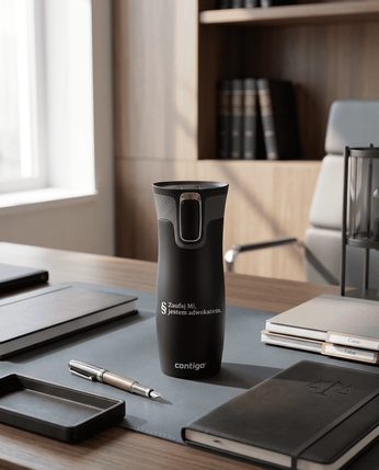 Kubek termiczny dla Prawnika - Contigo West Loop 2.0 • 470 ml • czarny