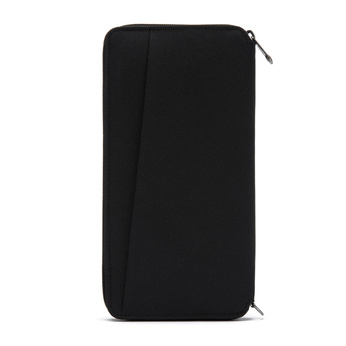 Portfel damski duży RFID Pacsafe - czarny
