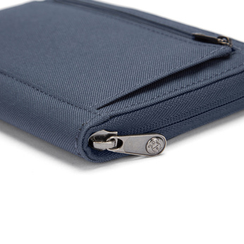 Portfel męski duży RFID Pacsafe - granatowy