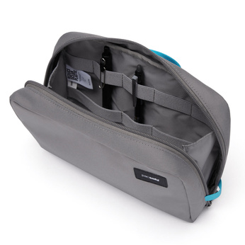 Organizer podróżny z recyklingu Pacsafe RFIDsafe - szary
