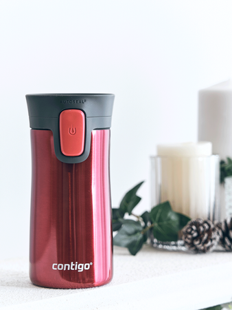 Kubek termiczny z grawerem Contigo Pinnacle 300ml - Czerwony
