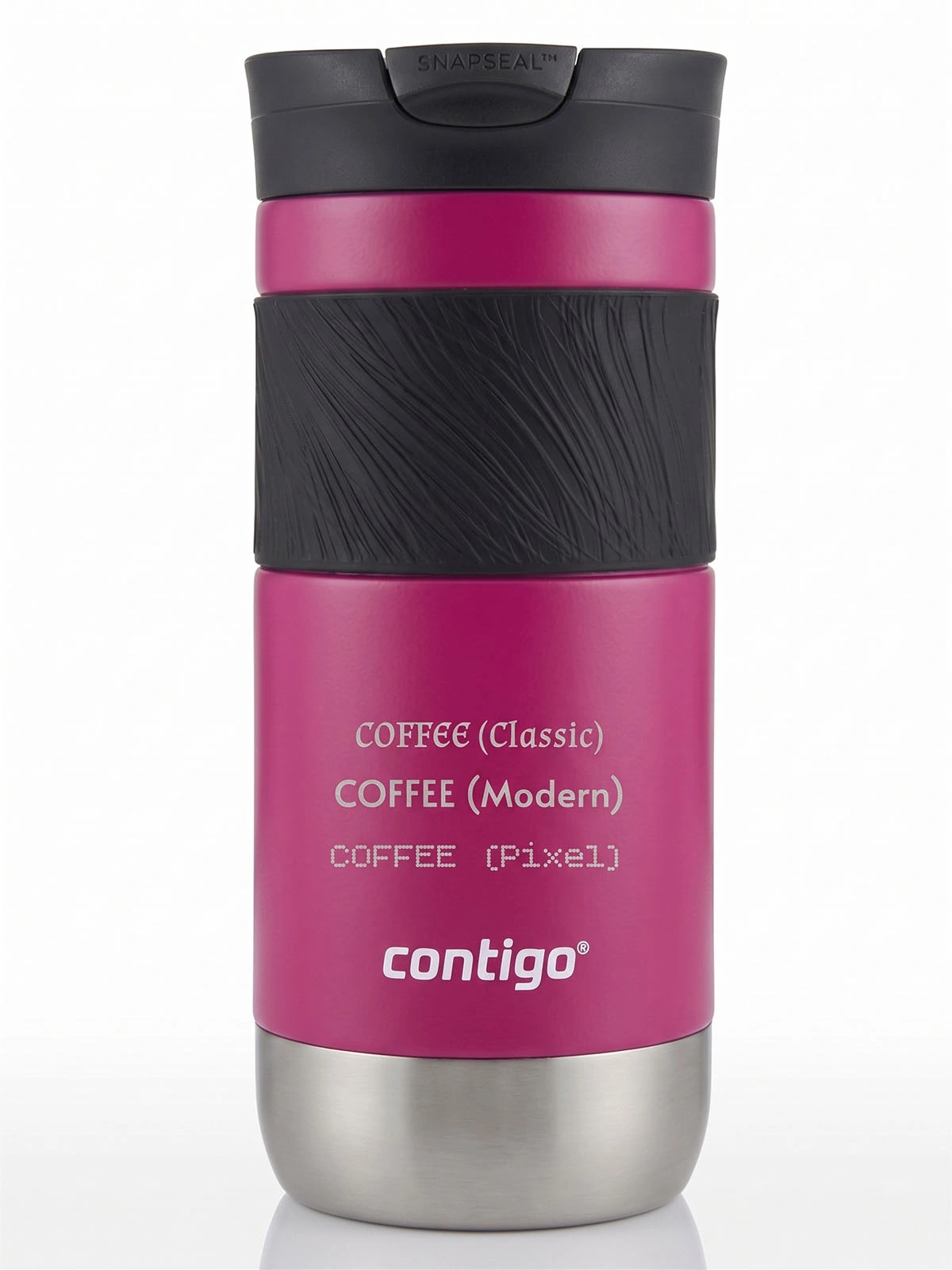 Kubek termiczny  z grawerem Contigo Byron 470ml - Czarny Mat