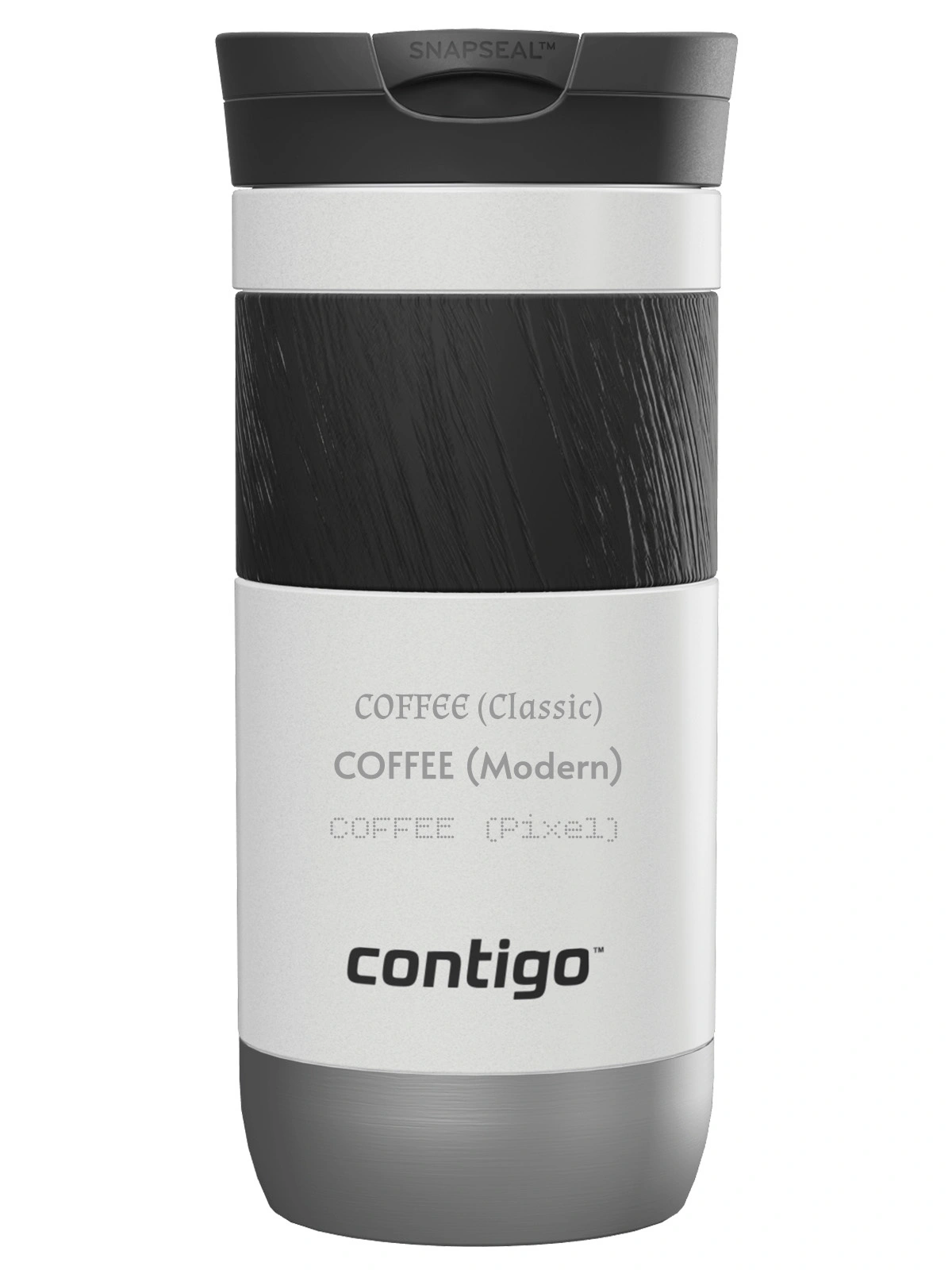 Kubek termiczny z grawerem Contigo Byron 470ml - Biały