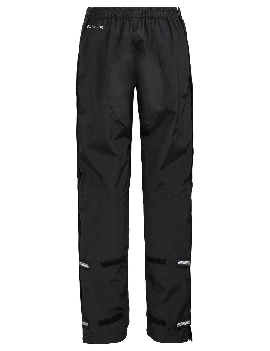 Spodnie przeciwdeszczowe damskie Vaude Yaras Rain Zip III - czarne