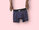 Bokserki męskie szybkoschnące SAXX VIBE Boxer Brief hot-dogi - granatowe