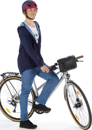 Kurtka softshell rowerowa damska Vaude Cyclist - niebieska