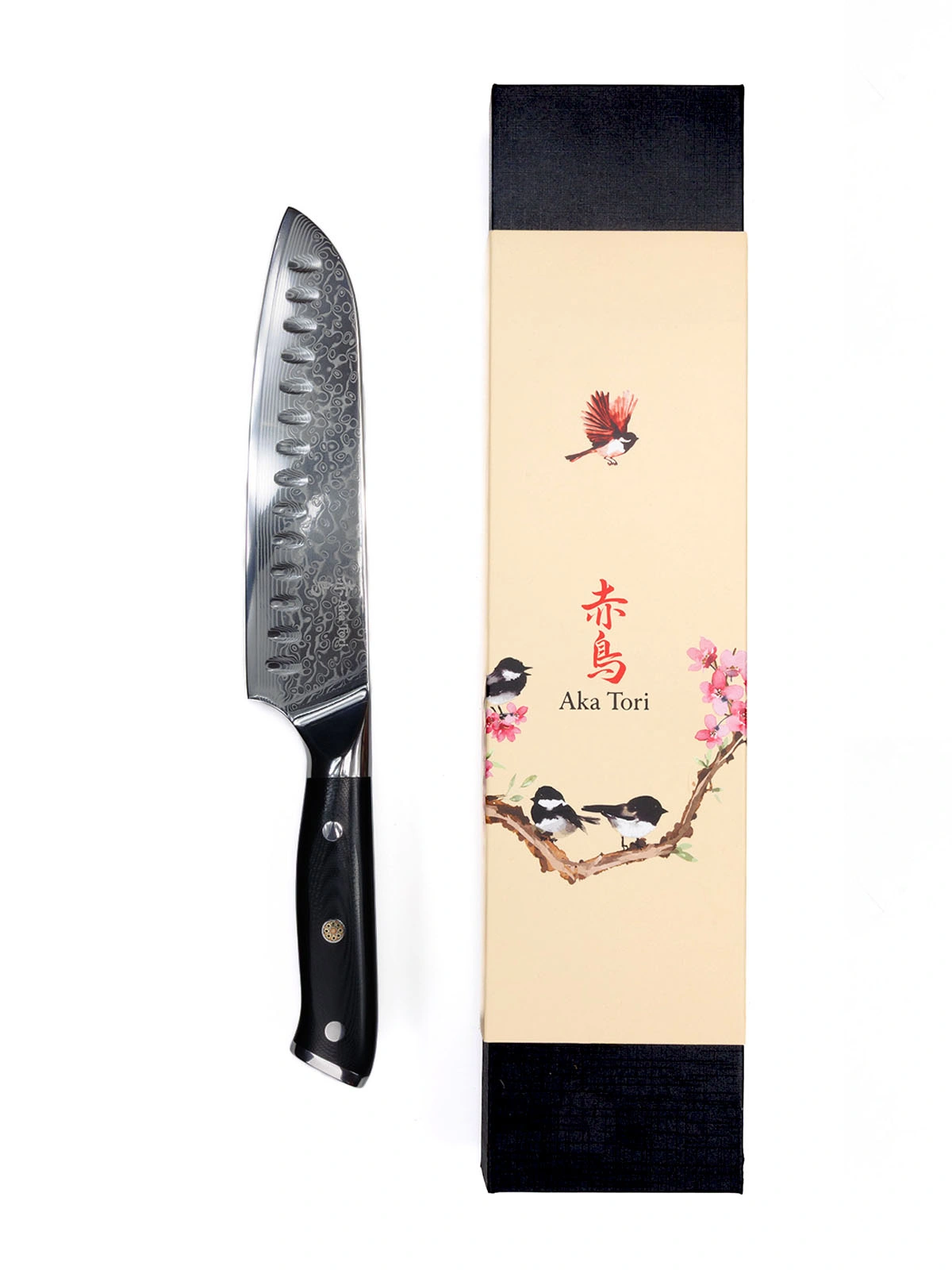 Nóż Santoku Aka Tori Osaka Pro