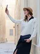 Torebka damska 3w1 antykradzieżowa Pacsafe W - granatowa