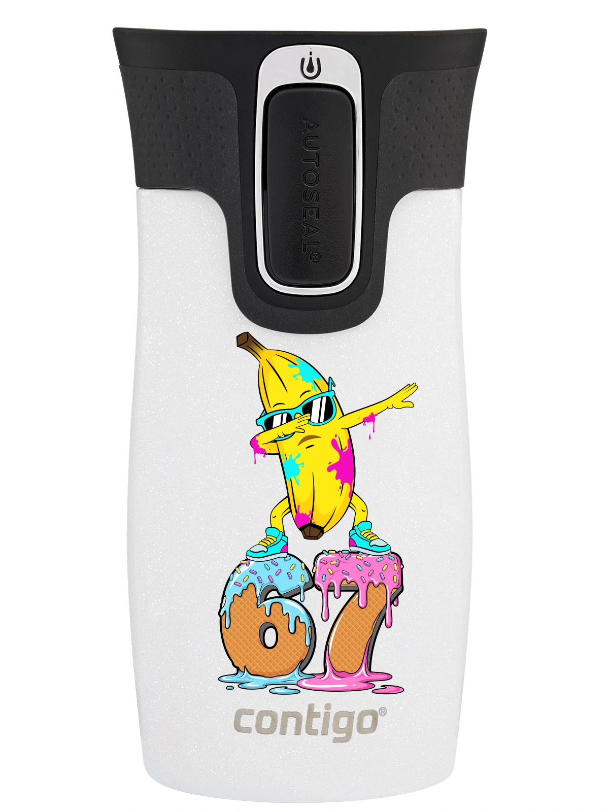 Kubek termiczny Contigo West Loop Mini 300ml Biały Metalik