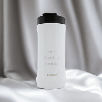 Kubek termiczny z grawerem Dr.Bacty Notus 360 ml -  biały