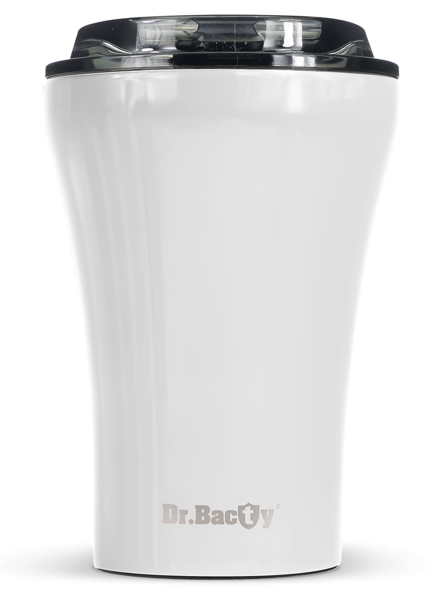 Kubek termiczny do kawy Dr.Bacty Apollo - 227 ml - biały - powystawowy