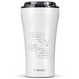Kubek termiczny na kawę Dr.Bacty Apollo 2.0 - Mów do mnie - 360  ml - Glossy White