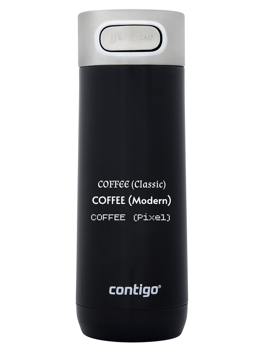 Kubek termiczny z grawerem Contigo Luxe  470 ml - Licorice