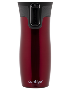 Kubek termiczny Contigo West Loop 2.0 470ml - czerwony - powystawowy