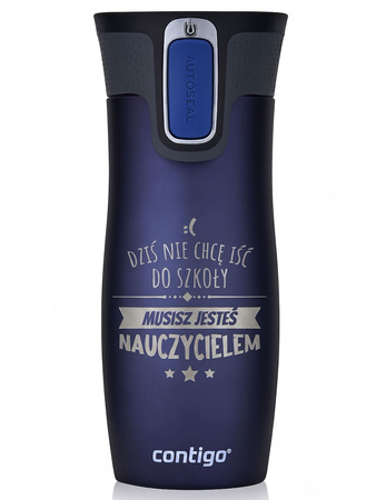 Kubek termiczny Contigo West Loop 2.0 470 ml - Jesteś Nauczycielem - Granat Mat