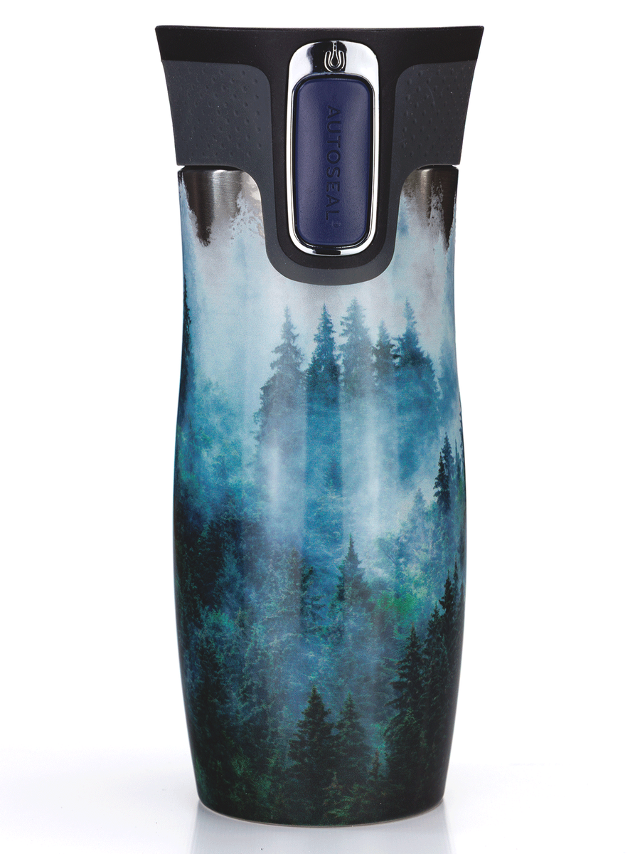 Kubek termiczny Contigo West Loop 2.0 470ml - Stalowy - Las