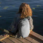 Plecak miejski antykradzieżowy 18l Pacsafe ECO Econyl® - szary