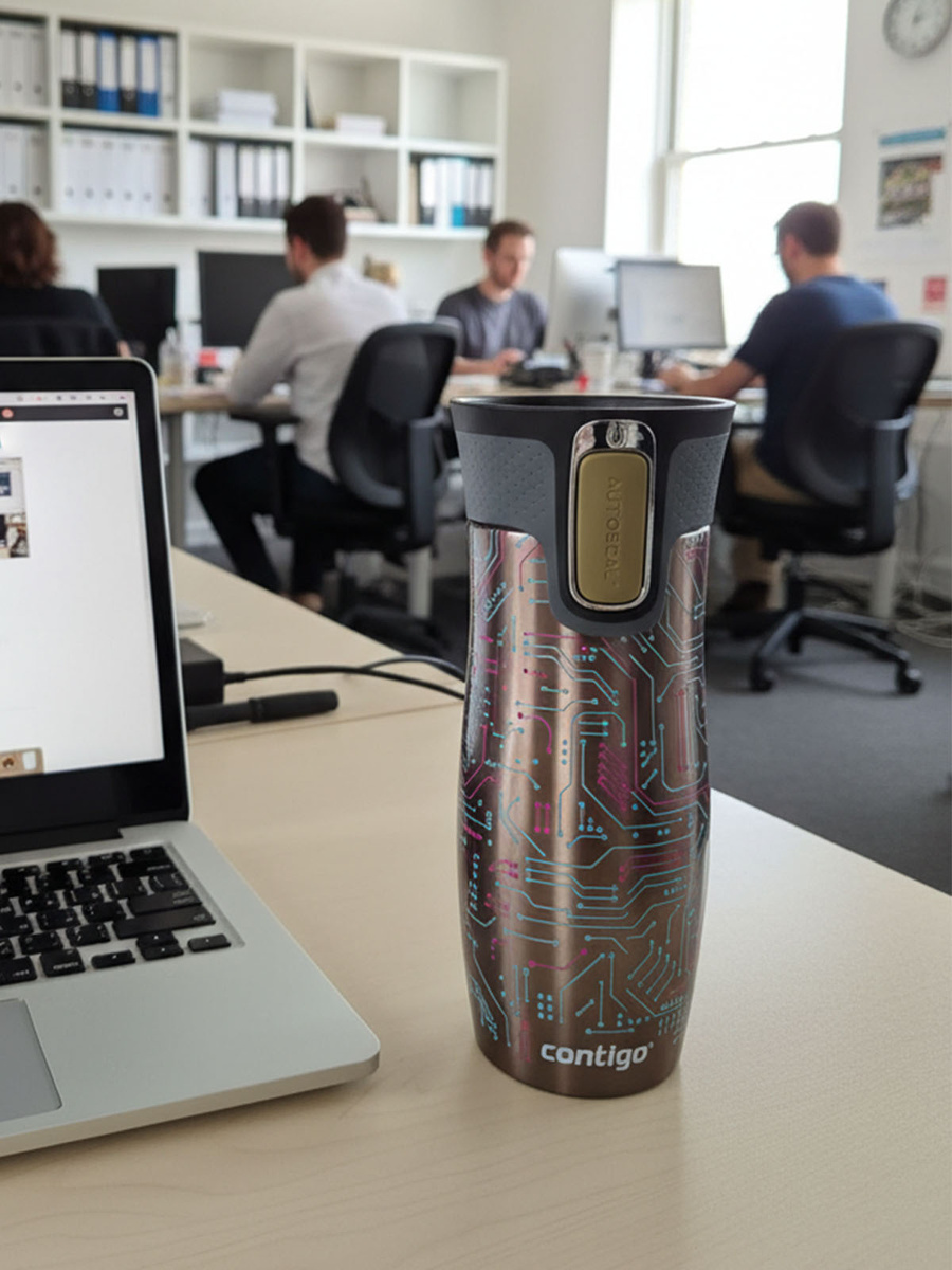 Kubek termiczny Contigo West Loop 2.0 470ml - Electric - Latte
