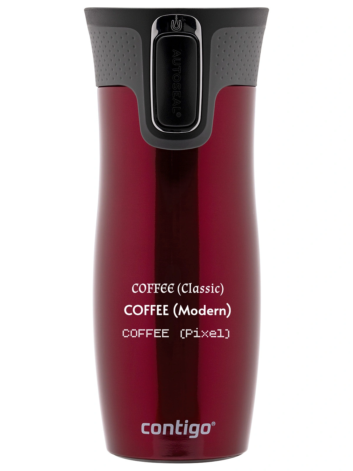 Kubek termiczny  z grawerem Contigo West Loop 2.0 470 ml - Czerwony