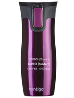 Kubek termiczny z grawerem Contigo West Loop 2.0 470 ml - Malinowy