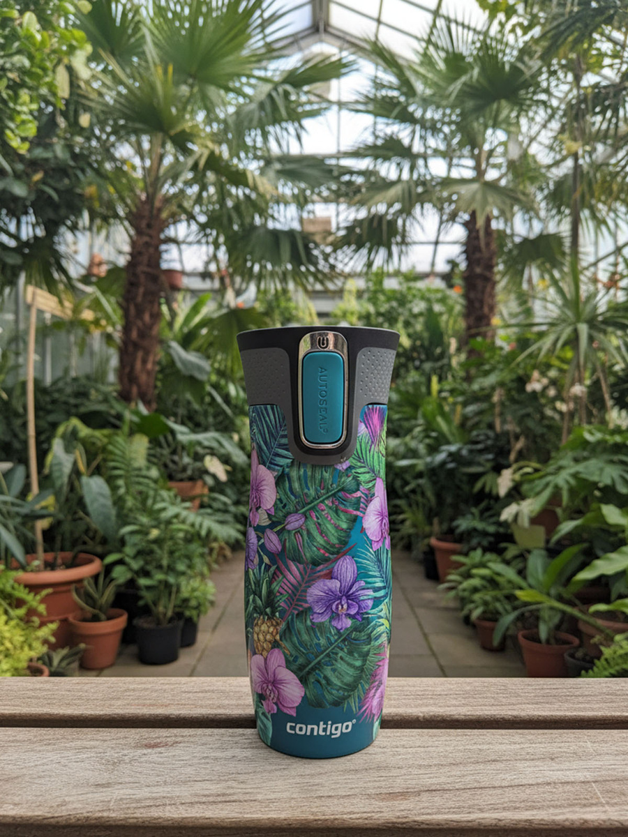 Kubek termiczny Contigo West Loop 2.0 470ml - Monstera - Biscay Bay