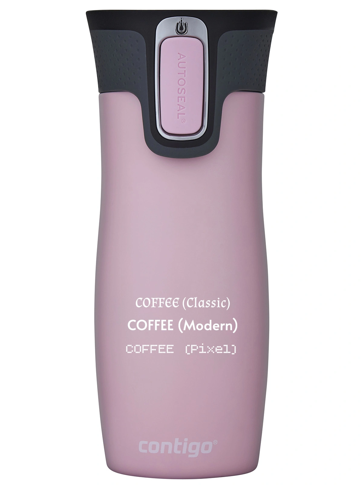 Kubek termiczny z grawerem Contigo West Loop 2.0 470 ml - Różowy Mat