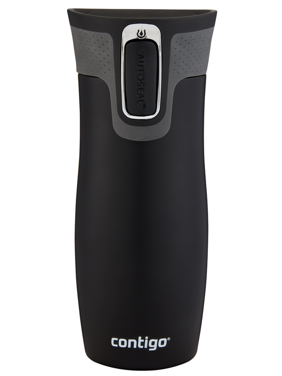 Kubek termiczny Contigo West Loop 2.0 470ml - Czarny Mat + Pudełko