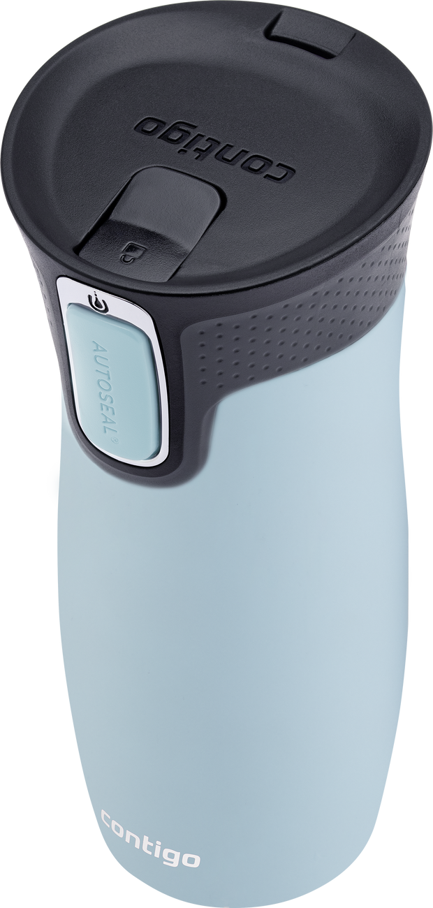 Kubek termiczny Contigo West Loop 2.0 470ml - Błękitny Mat + Pudełko