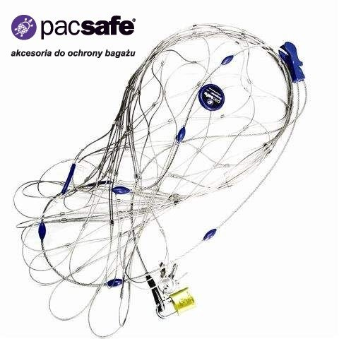 Siatka antykradzieżowa zabezpieczająca bagaże - plecaki, torby, walizki - Pacsafe 55 l (S)