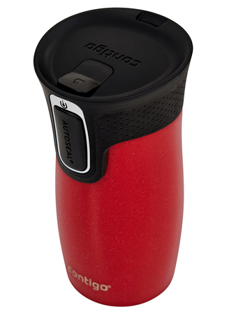 Kubek termiczny Contigo West Loop Mini 300ml - czerwony metalik