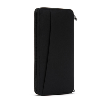 Portfel damski duży RFID Pacsafe - czarny