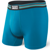 Bokserki męskie szybkoschnące SAXX VIBE Boxer Brief - niebieskie