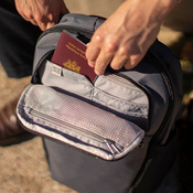 Plecak wycieczkowy antykradzieżowy Vibe 20L - ciemnoszary